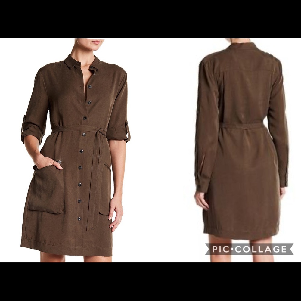 ATM Belted Shirt Dress / Duster